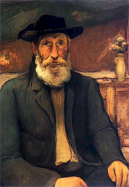 Wladyslaw slewinski Self-portrait in Bretonian hat oil painting picture